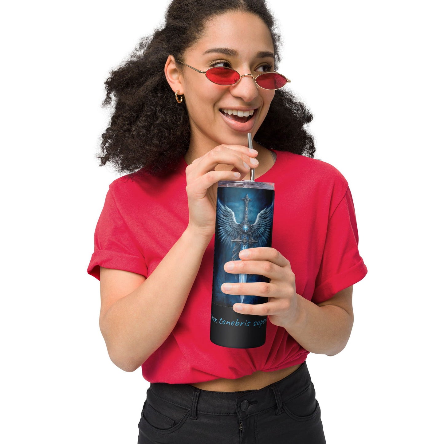 Caelistra stainless steel tumbler - Liane Zane Bookstore -