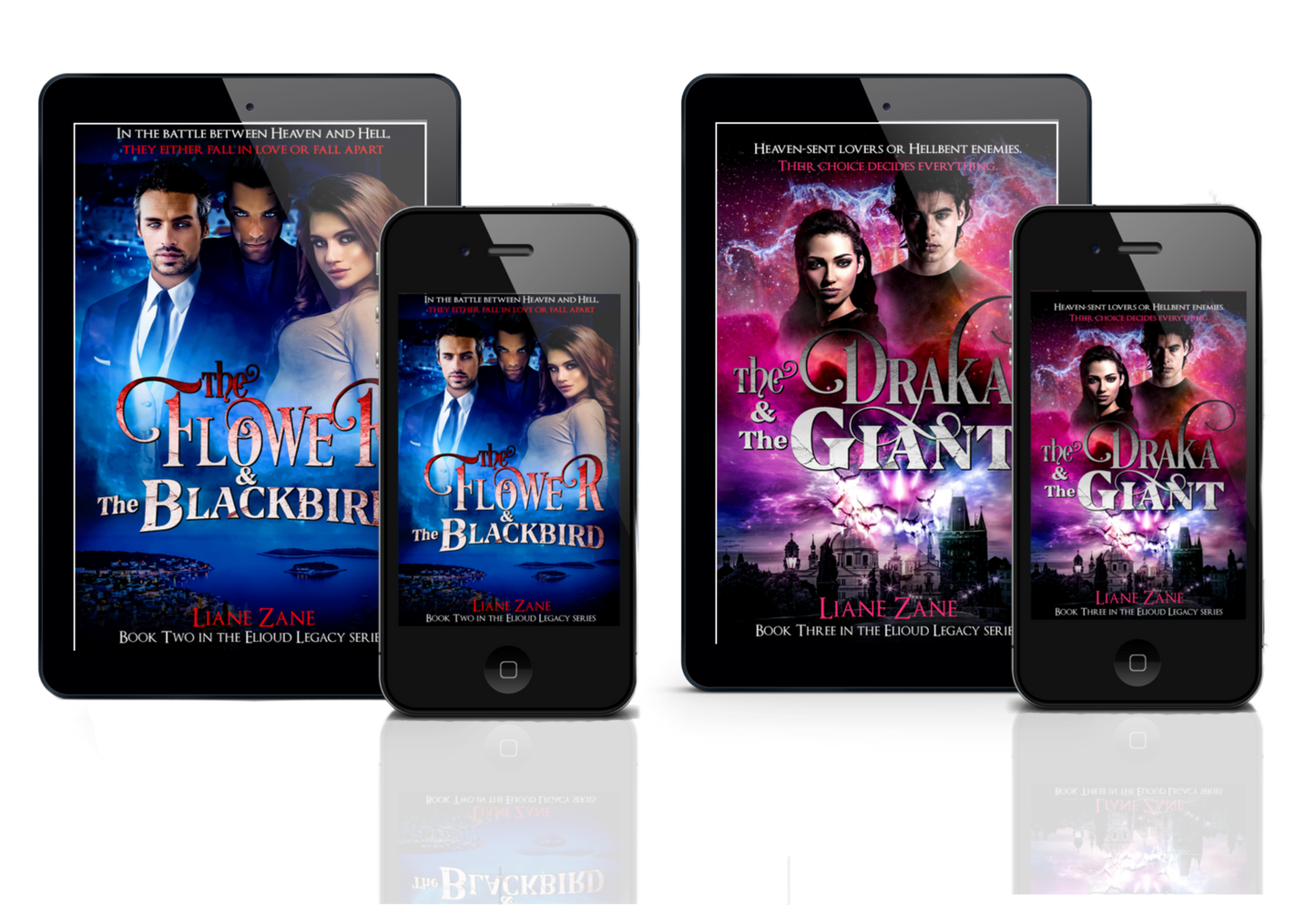 The Flower & The Blackbird plus The Draka & The Giant Ebook Duo - Liane Zane Bookstore -