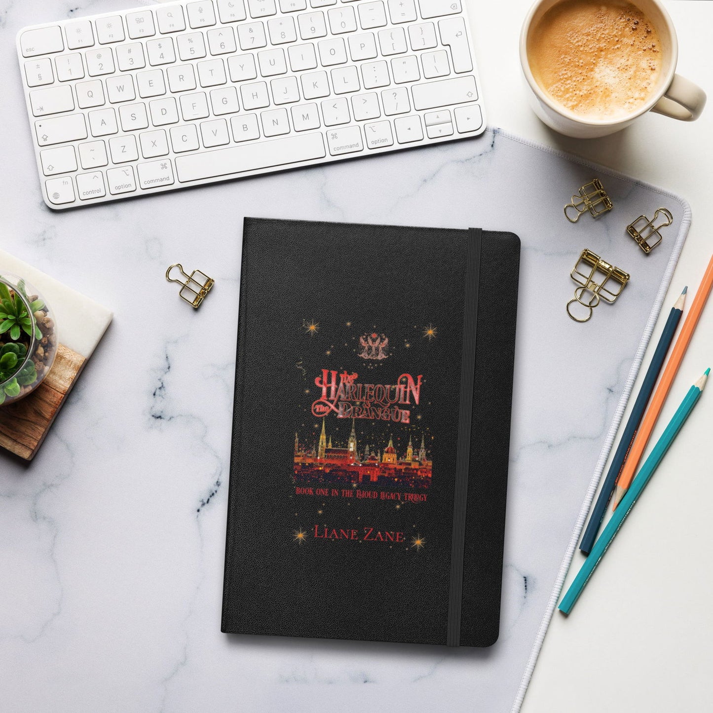 The Harlequin & The Drangùe hardcover bound notebook - Liane Zane Bookstore -