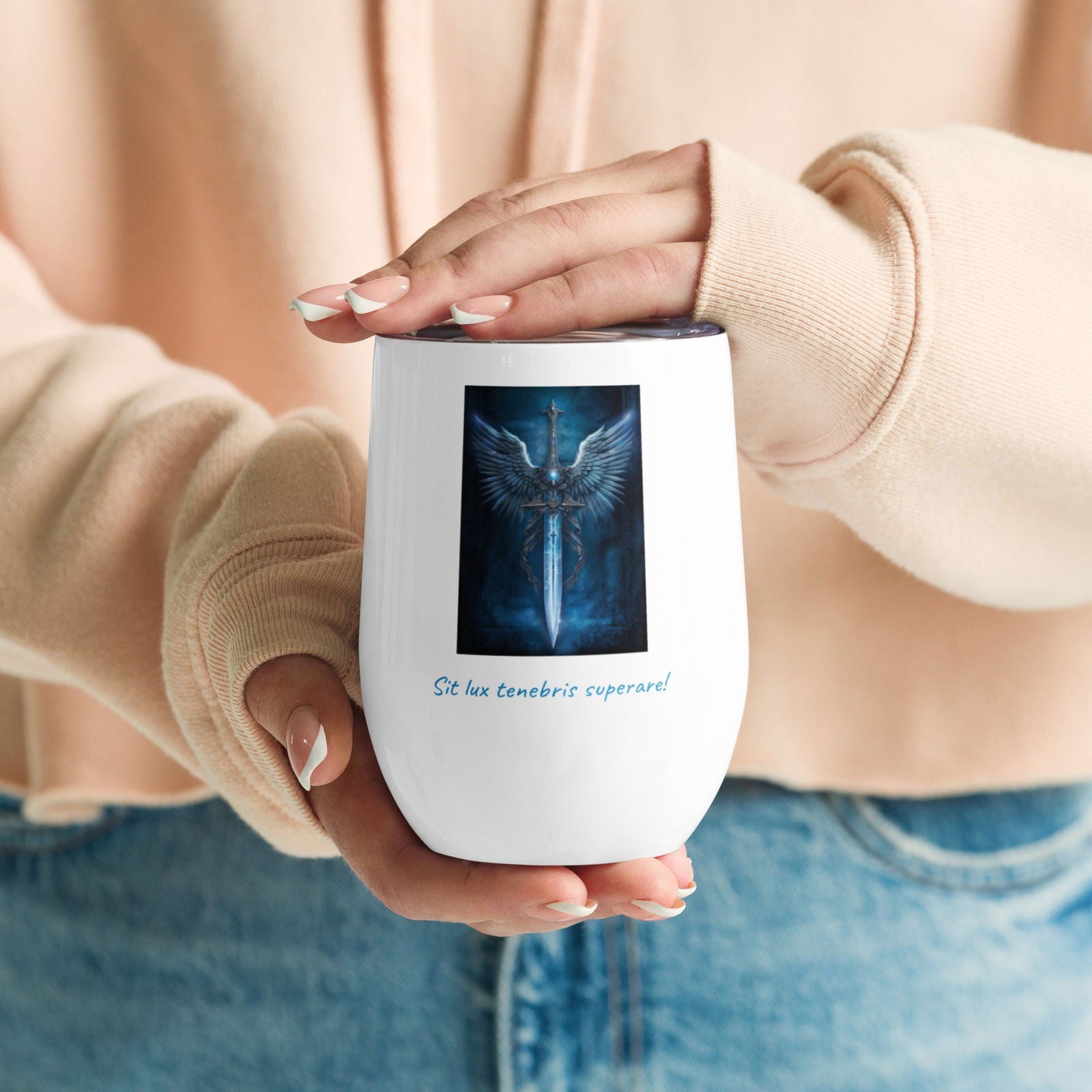 Caelistra wine tumbler - Liane Zane Bookstore - 