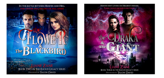 The Flower & The Blackbird plus The Draka & The Giant Audiobook Duo - Liane Zane Bookstore - 